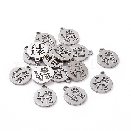201 Stainless Steel Charms STAS-S105-T057-1