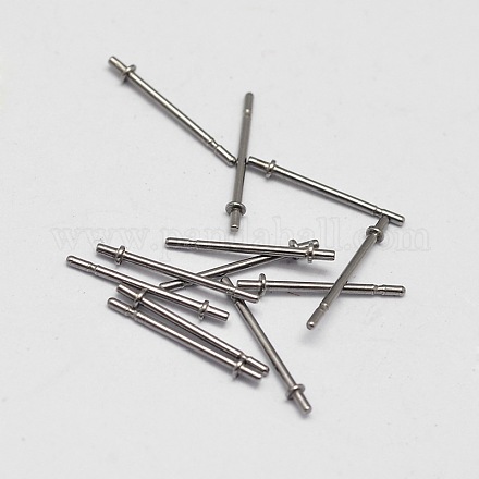304 Stainless Steel Stud Earring Pins STAS-D138-1