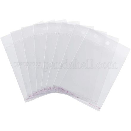 PandaHall Elite about 400pcs Clear Plastic Bags 14x9cm Resealable Candy Coffee Beans Gift Wrap OPC-PH0001-05-1