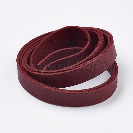Single-sided Flat Faux Suede Cord LW-WH0002-A06-1