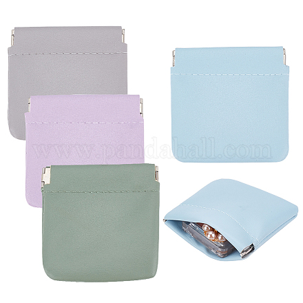AHANDMAKER 4 Pcs Pocket Cosmetic Bags ABAG-GA0001-19-1