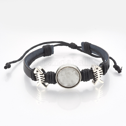 Imitation Leather Bracelet Making MAK-R023-01-1