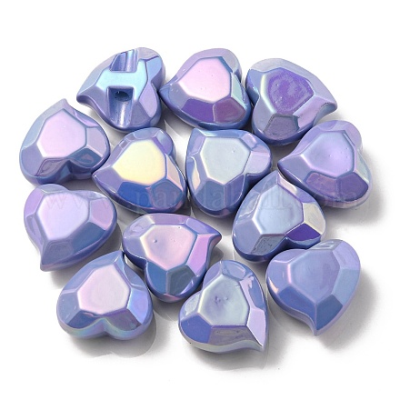 Placage uv perles acryliques irisées arc-en-ciel OACR-P010-03H-1