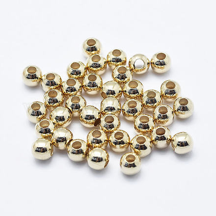 Perles en laiton KK-G331-52G-4mm-NF-1