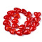 Handmade Lampwork Beads, Mother's Day Jewelry Making, Heart, Red, 20x20x12mm, Hole: 1~2mm