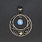 Opalite Pendants, Flat Round, 35x31mm