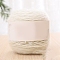 Polyester Knitting Yarn, for Garments Scarves Sweater Shawl Hats, Floral White, 200g/skein