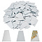 150Pcs Glass Mosaic Pieces, Mirror Effect Mosaic Tiles, for DIY Crafts Home Decoration Arts, Trapezoid, 25x20x1mm