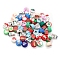 Christmas Themed Handmade Polymer Clay Beads, Mixed Shapes, 10mm, about 1000pcs/bag