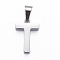 Non-Tarnish 304 Stainless Steel Letter Pendants, Manual Polishing, Alphabet, Stainless Steel Color, Letter.T, 18.5x12x3.5mm, Hole: 6.5x3.5mm