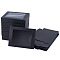 Cardboard Box, with PVC Clear Window, Rectangle, Black, 17.5x13.5x3.5cm