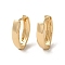 Brass Hoop Earring, Light Gold, 15.5x3.5mm