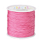 Nylon Thread, Hot Pink, 0.8mm, about 98.43yards/roll(90m/roll)