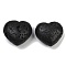 Heart Natural Lava Rock Palm Stone, Anxiety Healing Pocket Thumb Stone, 45.5x39.5~40.5x24.5~26.5mm