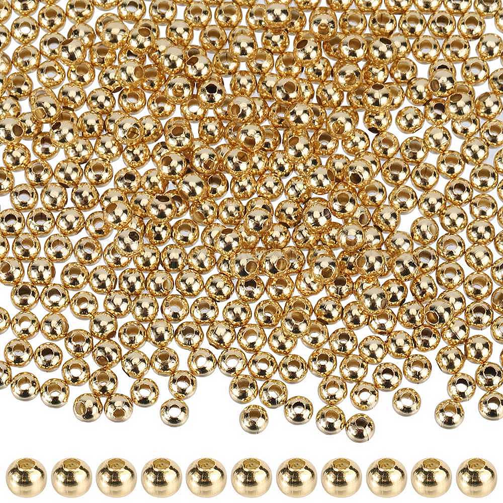 60 Perles En Acier Inoxydable 304 - Forme Colonne 5 Mm, Trou 3 Mm, 2 Couleurs (or Et Argent), Pour Bijoux DIY