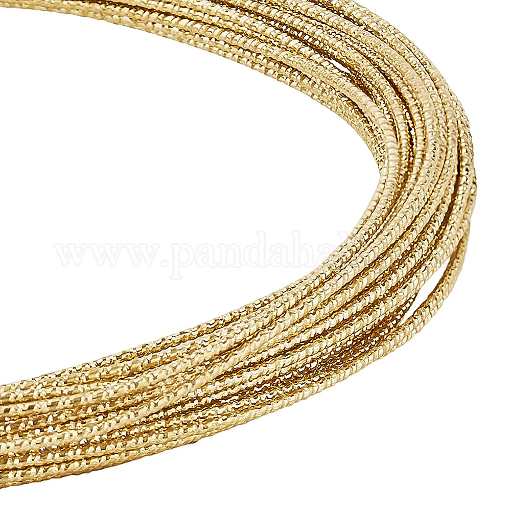 Fil Rond En Laiton Nu - Diamètres 0.3 à 5.0 Mm, Pour Bijoux, Artisanat, Perles, Longueur 5 Mètres (ex: 1.5 Mm)