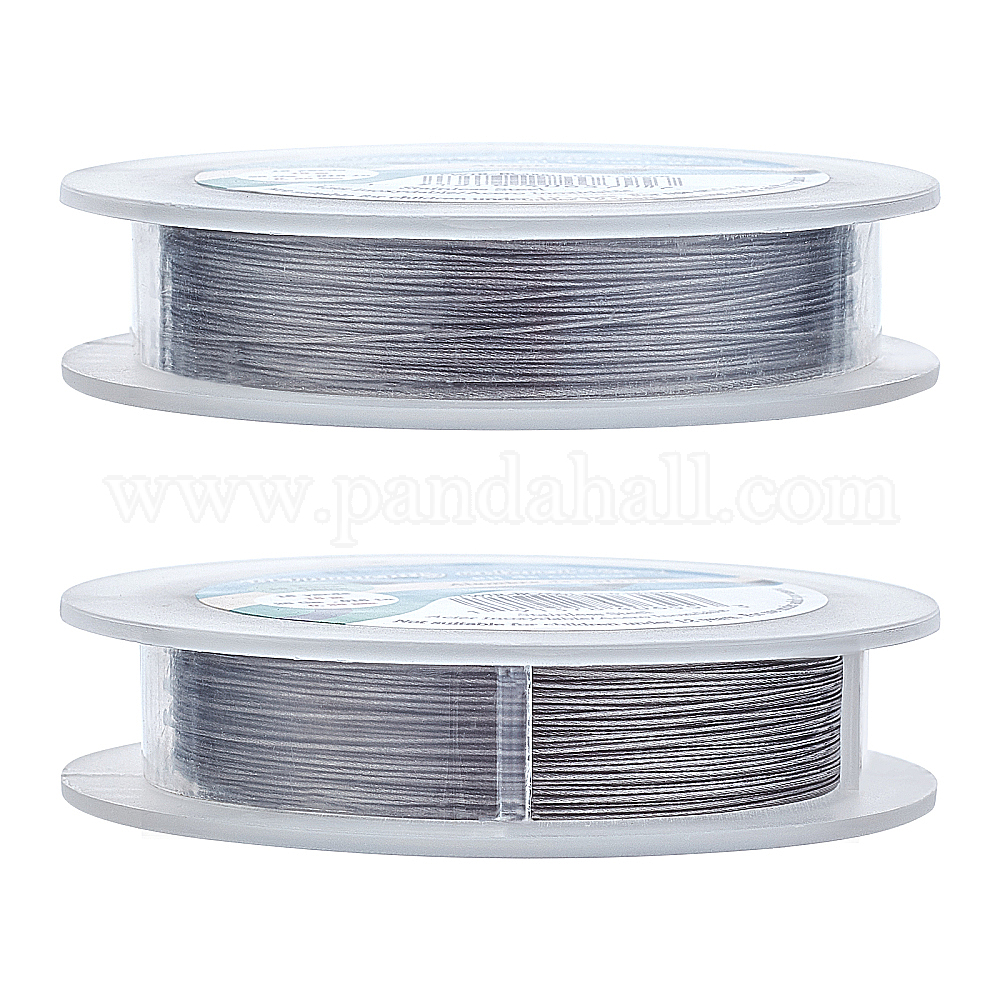 Wholesale BENECREAT 15m 0.38mm 49Strand Tiger Tail Beading Wire 316