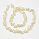 Electroplate Glass Beads Strands EGLA-N0001-12-C01-2