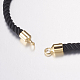 Nylon Twisted Cord Bracelet Making MAK-F019-04G-2