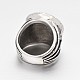 Fashionable Retro Men's 316 Stainless Steel Wide Band Finger Rings RJEW-J066-33-22mm-4