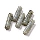 天然石ラブラドライトペンダント  コラム  34~36x10~10.5mm  穴：2mm G-K297-A09-1
