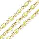 Enamel Oval Link Chains CHC-K014-10G-04-1