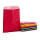 80шт 8 цвета экологически чистые пакеты из крафт-бумаги CARB-LS0001-03-2