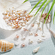 Nbeads 80pcs 4 styles breloques de perles d'eau douce de culture naturelle PEAR-NB0002-24-4