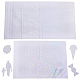Arricraft 20sheets 5 fogli di laminazione olografica trasparenti in plastica opp DIY-AR0002-19-1