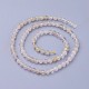 Chapelets de perles en quartz rutiles d'or naturel X-G-F619-10A-4mm-2