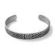 304 Stainless Steel Cuff Bangles BJEW-P307-02A-P-2