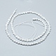 Brins de perles de pierre de lune arc-en-ciel naturel G-D0003-A49-2