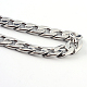 316 Surgical Stainless Steel Curb Chains Necklaces X-NJEW-R063-32P-1