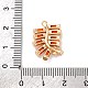 Латунные микро проложить кубического циркония подвески KK-D288-03G-3