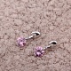 Eco-Friendly Brass Micro Pave AAA Cubic Zirconia Dangle Stud Earring EJEW-EE0004-03P-02-2