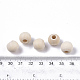 Perle europee di legno naturale non finito WOOD-Q041-04E-3