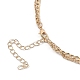 Alloy Double Layered Necklaces NJEW-B0002-06G-3