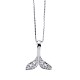 Тема дня святого валентина 925 ожерелья с подвеской из стерлингового серебра NJEW-BB50568-D-1