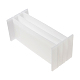 プラスチックスプリッター  長方形石鹸型用  ホワイト  88x86x5mm  200x86x3mm  5個/セット TOOL-WH0080-69-1