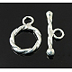 Стерлингового серебра Переключить застежками STER-A008-44-1