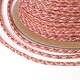マクラメコットンコード  編組ロープ  壁掛け用  工芸  ギフト包装  カラフル  2mm  約21.87ヤード（20m）/ロール OCOR-F010-C34-3