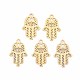 Rack Plating 201 Stainless Steel Filigree Connector Charms STAS-T057-38G-1