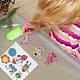 Kits de stickers diamant peinture bricolage pour enfants DIY-WH0168-59-7