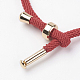 Bracelet en coton avec cordon torsadé MAK-L012-04-2
