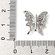 Многожильные звенья из латуни с микропаве и фианитом KK-G503-36P-03-3