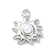 Lega con pendenti di perle in abs&nbsp;PALLOY-S188-02P-1
