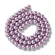 Eco-Friendly Dyed Glass Pearl Beads Strands HY-A008-6mm-RB056-2