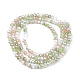 Chapelets de perles en verre électroplaqué X-EGLA-S192-001A-B03-2