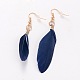 Fashion Faceted Drop Glass Beads Necklaces & Dangle Earrings SJEW-J013-01-6