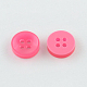 4-Rondelle botones de plástico BUTT-R037-02-2